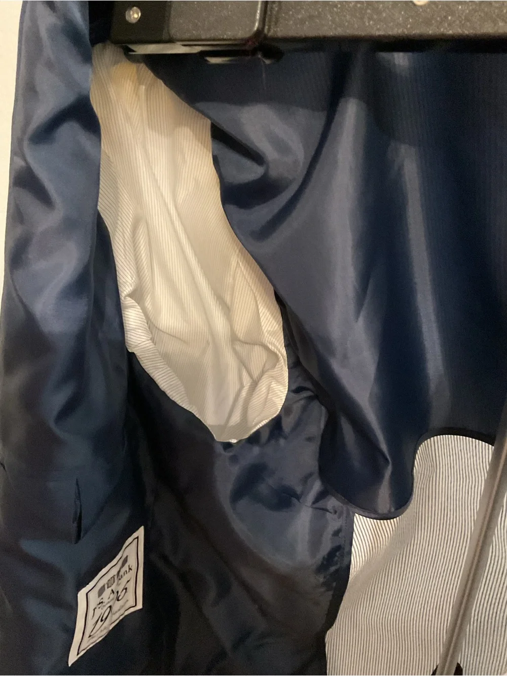 Jos. A. Bank Light Blue Seersucker Sport Coat - Two-Button Blazer